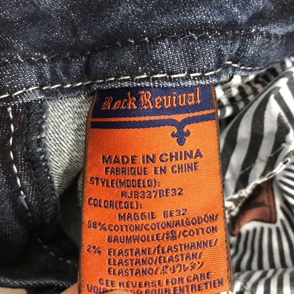 Rock Revival Maggie Boot Easy Jeans Size 30 bootcut - Picture 7 of 16